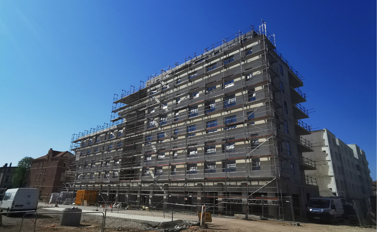 Chantier logements immeuble