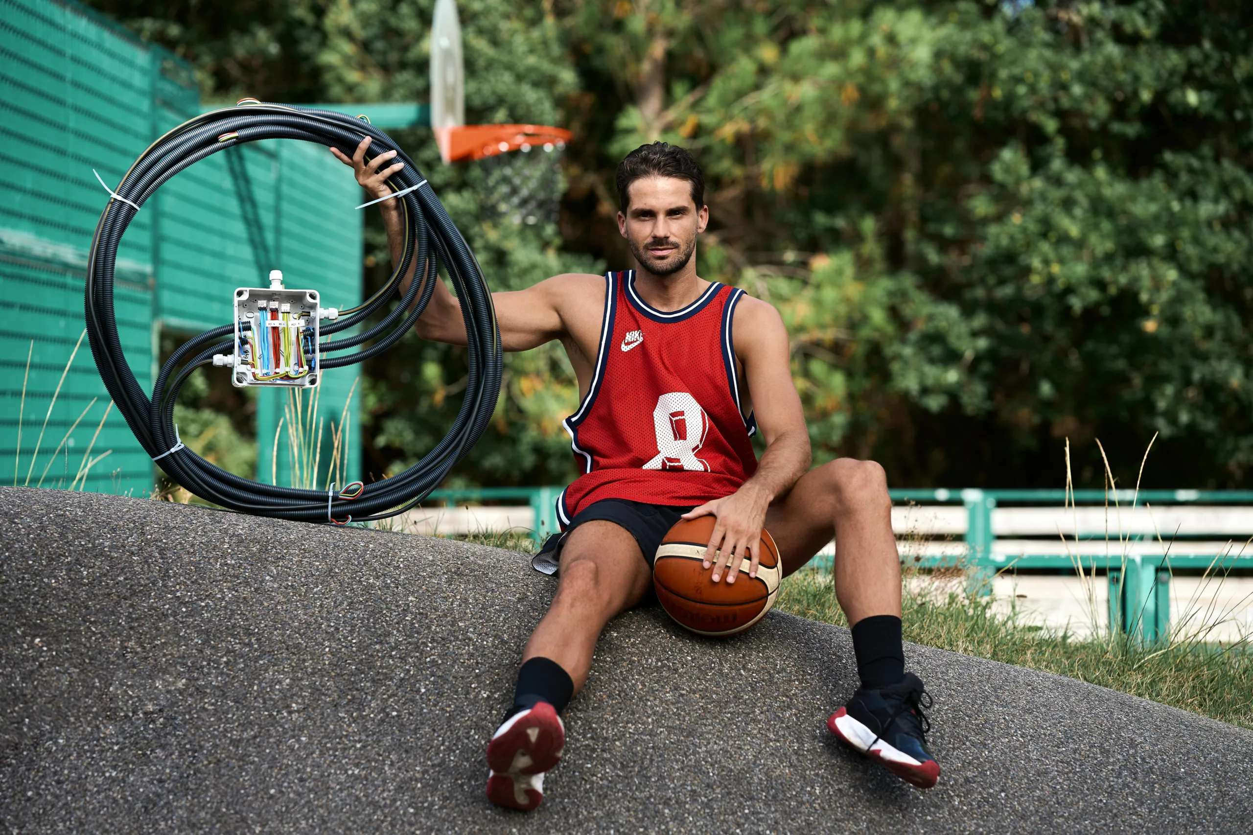 PREFABAT - Joueur basket pieuvre